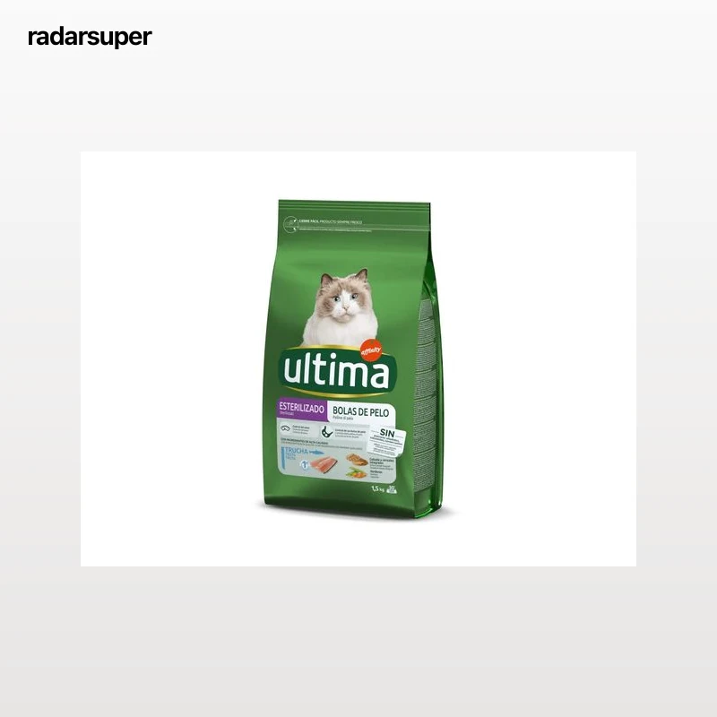 RAÇÃO PARA GATO ULTIMA BOLAS DE PÊLO COM TRUTA 1.5KG