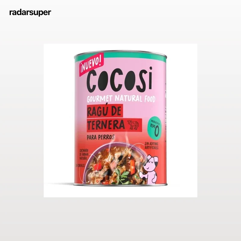 Ragú de ternera para perros Cocosi 400 g.