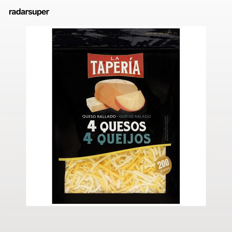 Rallado 4 quesos La Tapería 200 gr
