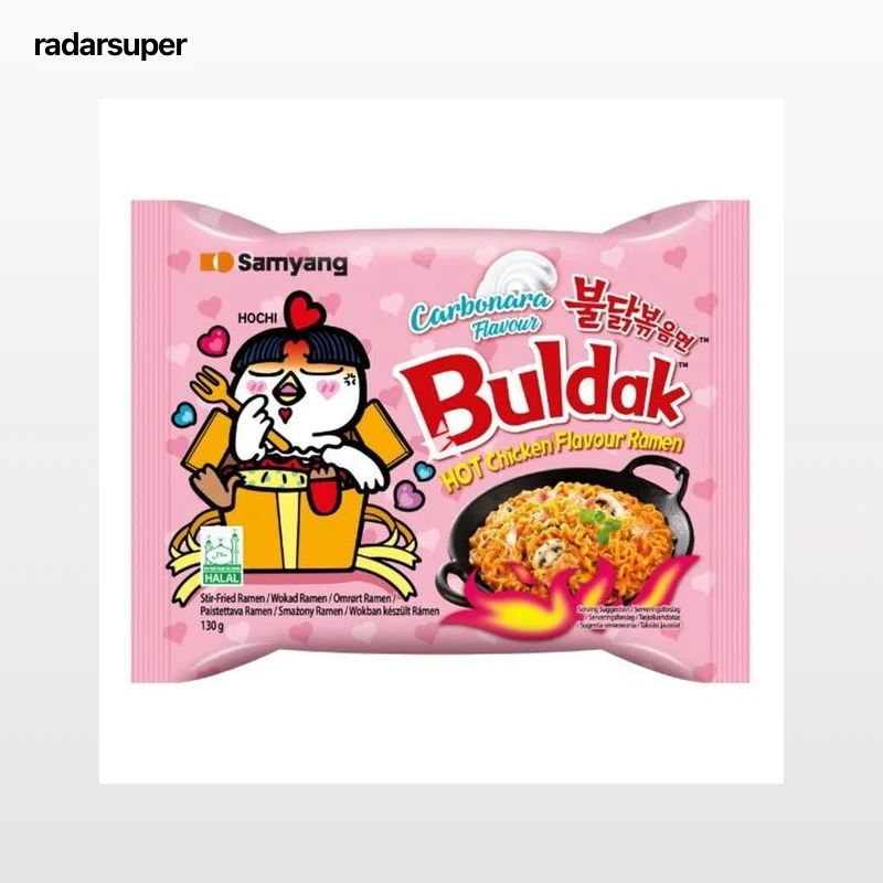 Ramen con sabor carbonara Buldak Samyang 130g
