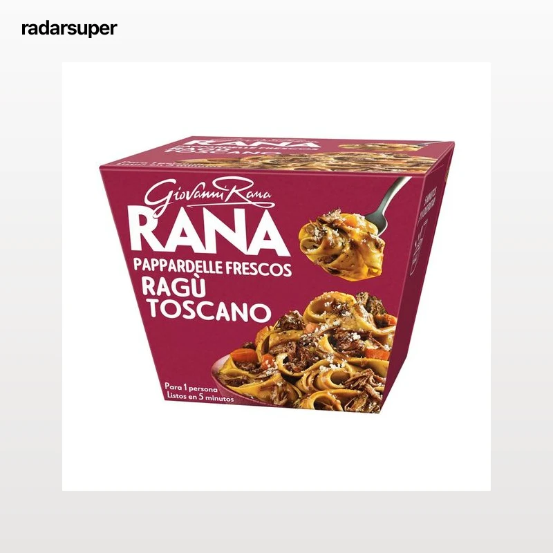 RANA Pappardelle frescos con ragú toscano listo en 5 minutos 357 g.