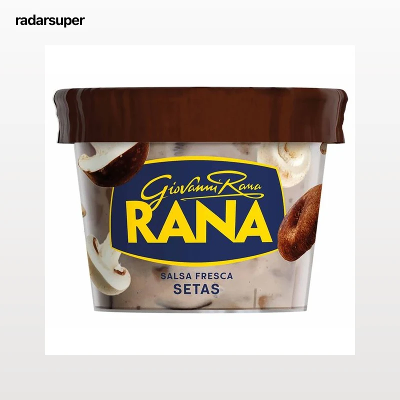 RANA Salsa fresca de setas y boletus elaborada con ingredientes 100% naturales RANA 180 g.