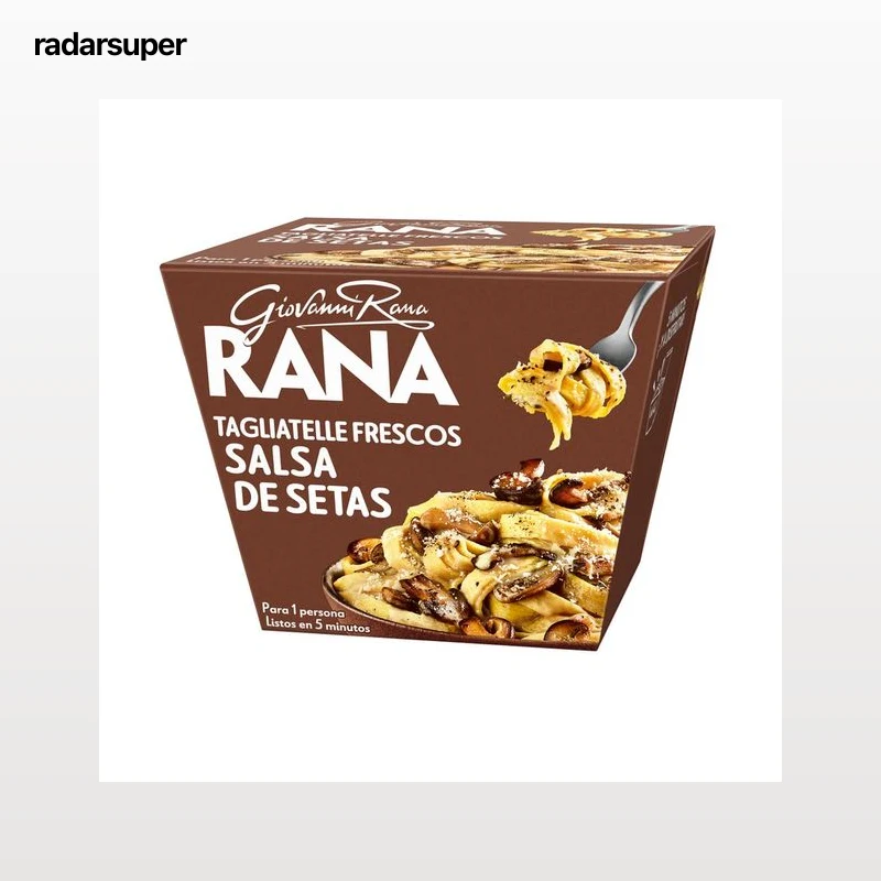 RANA Tagliatelle frescos con salsa de setas listos en 5 minutos 357 g.