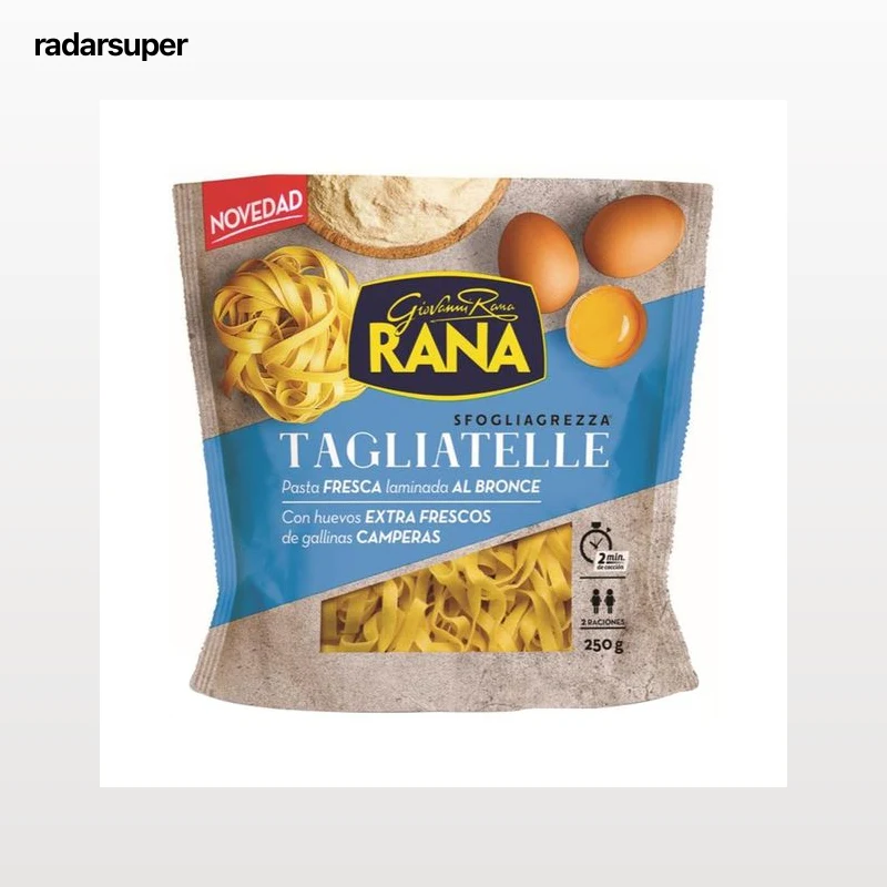 RANA Tagliatelle de pasta fresca, laminada al bronce RANA 250 g.