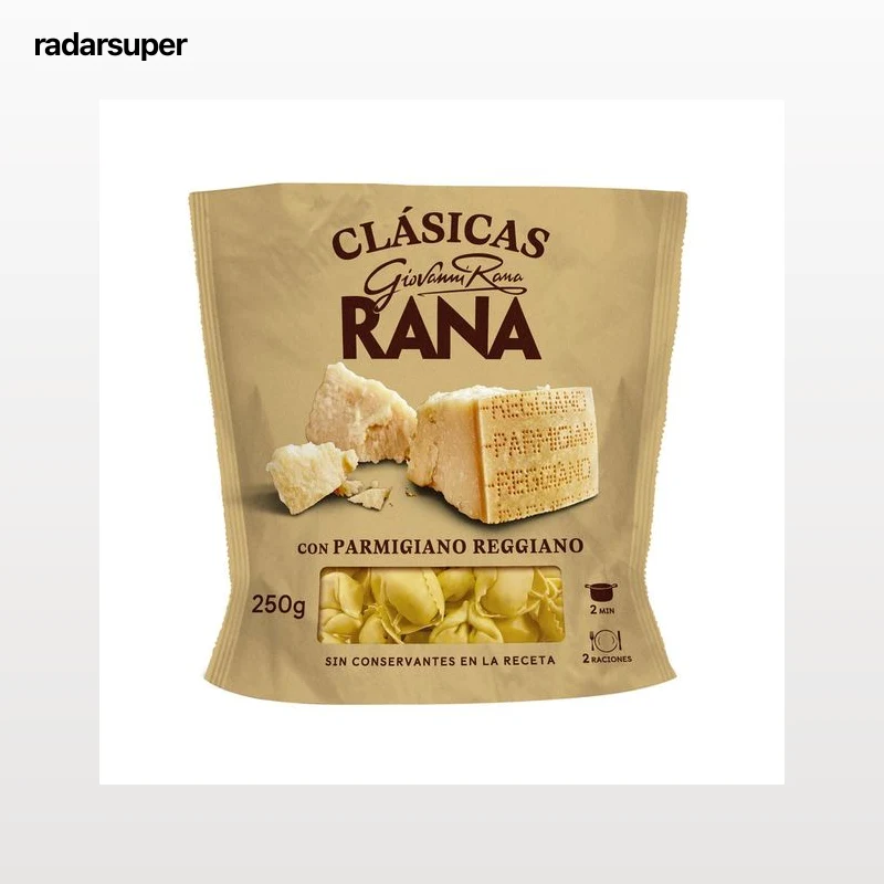RANA Tortellini parmigiano reggiano clásica sin conservantes 250 g.