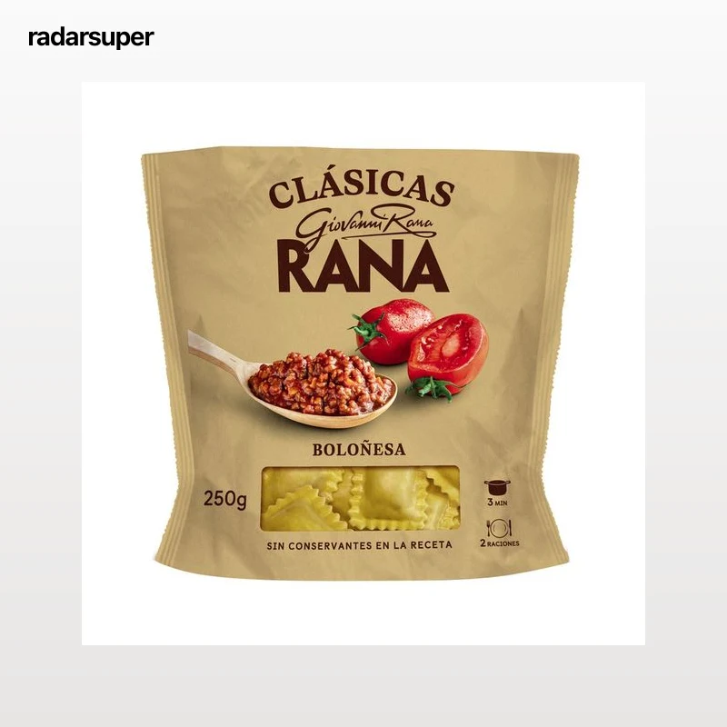 RANA Tortellini de pasta fresca al huevo a la boloñesa 250 g.