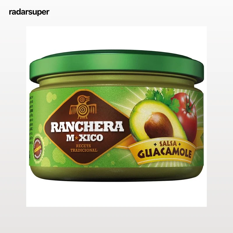 RANCHERA MEXICO Salsa guacamole receta tradicoinal bote 250 g.