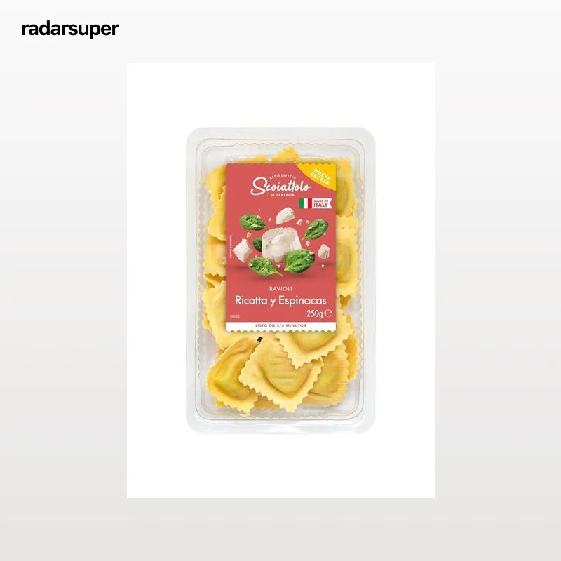 Ravioli con ricota y espinacas Scoiattolo 250g