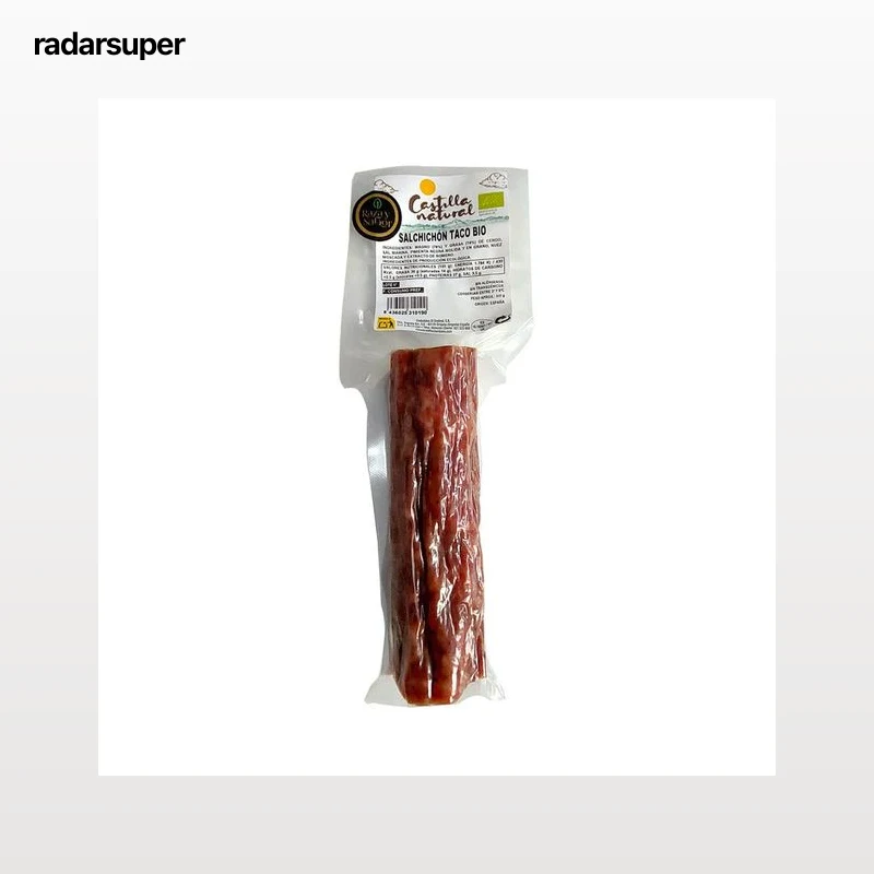RAZA Y SABOR Castilla natural Taco de salchichón extra ecológico 300 g.
