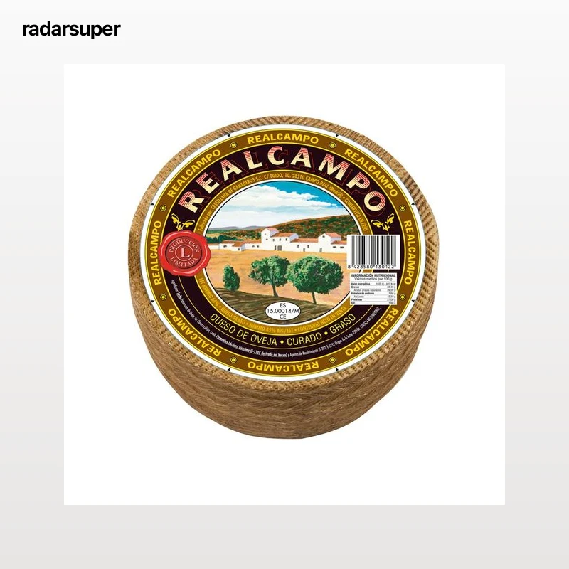 REALCAMPO Queso de oveja curado, cuña.