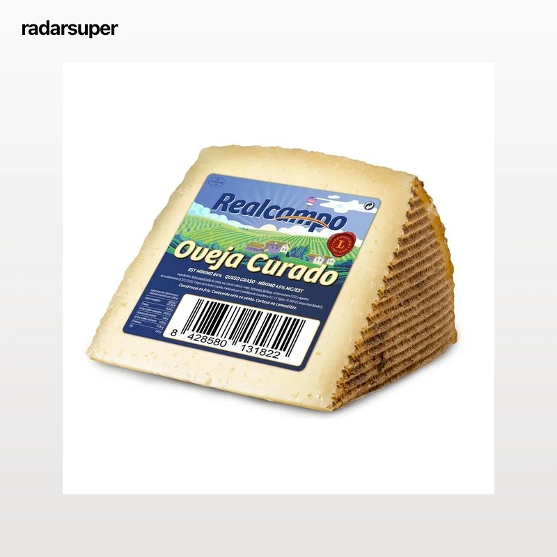 REALCAMPO Queso de oveja curado REALCAMPO Cuña de 400g.