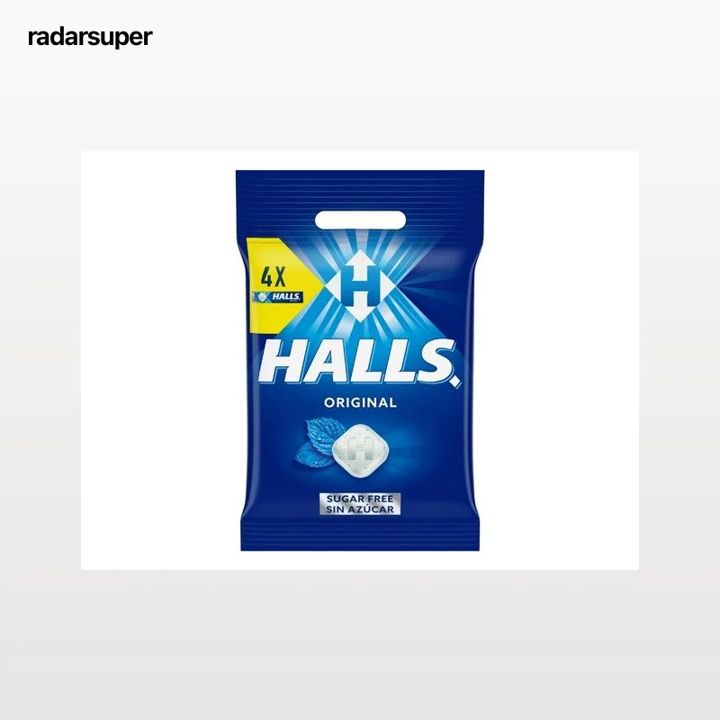REBUÇADOS HALLS SEM AÇÚCAR EUCALIPTO 128G