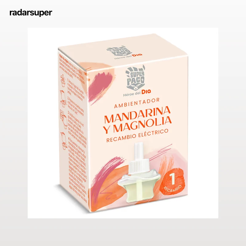 Recambio ambientador eléctrico mandarina y magnolia Dia Super Paco 1 unidad
