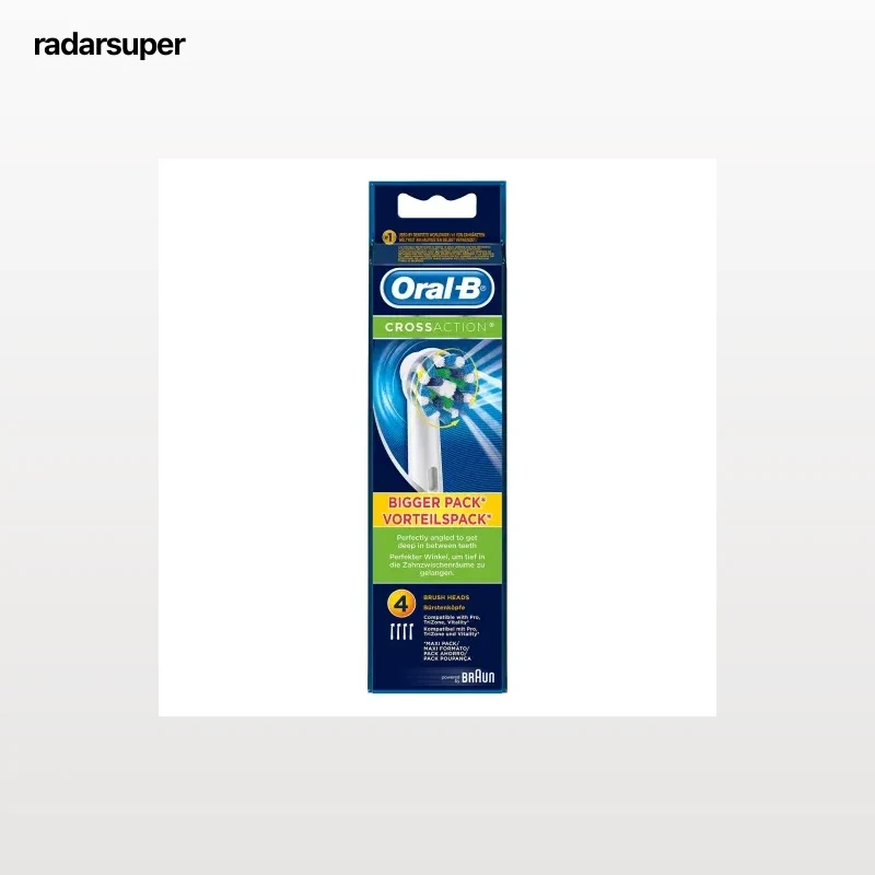 Recambio cepillo dental eléctrico Cross Action Oral-B 4 ud.