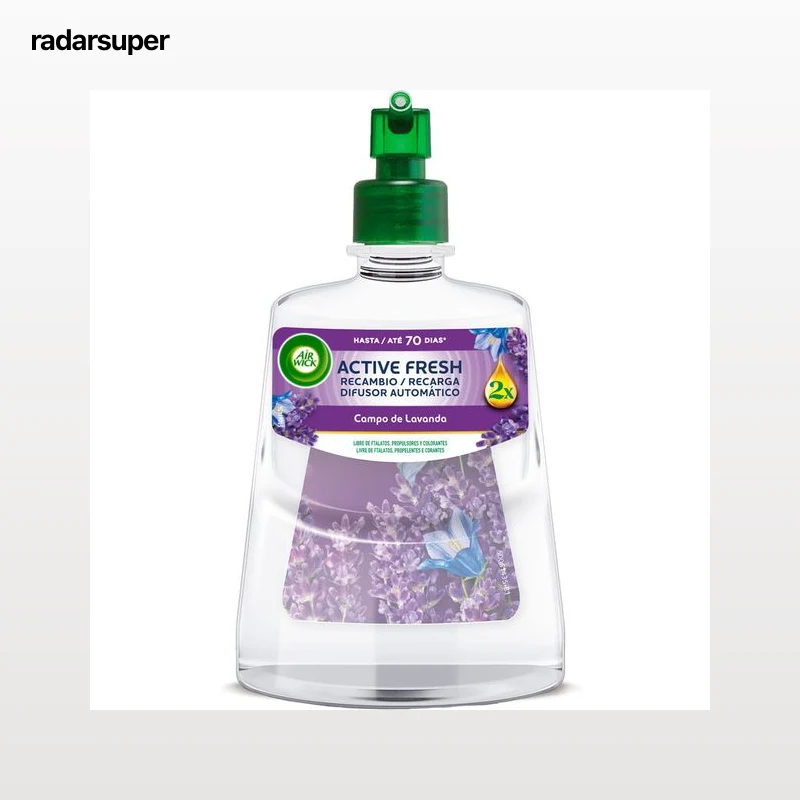 Recambio de difusor automático Active Fresh campo de lavanda Air Wick 228ml
