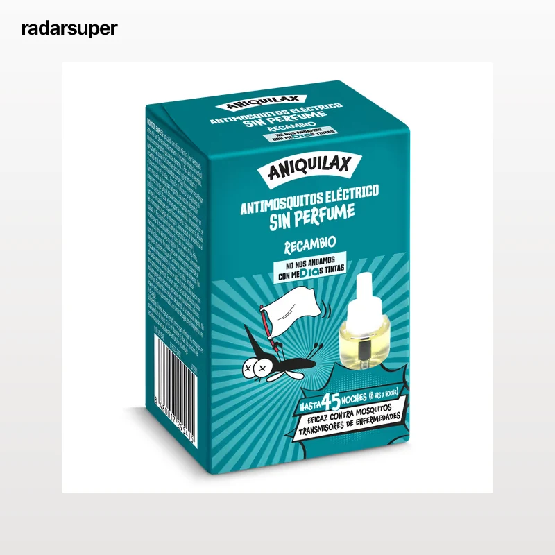 Recambio insecticida eléctrico antimosquitos Dia Aniquilax 33 ml
