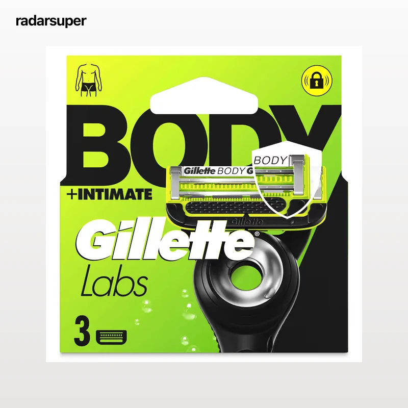 Recambio maquinilla de afeitar body intimate Gillette Labs 3 unidades