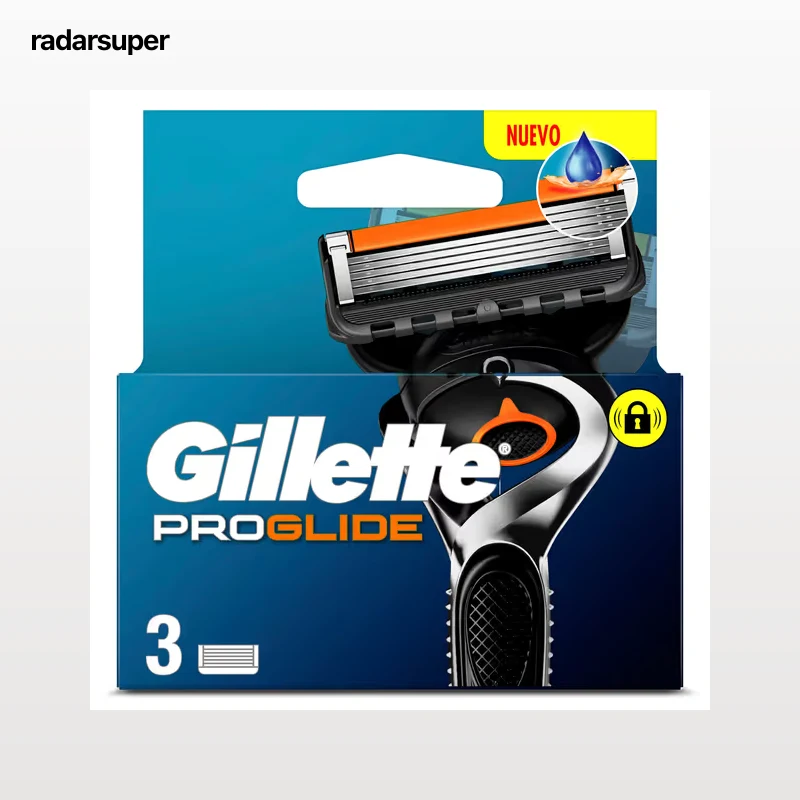 Recambio maquinilla de afeitar Gillette Proglide Fusion 3 unidades