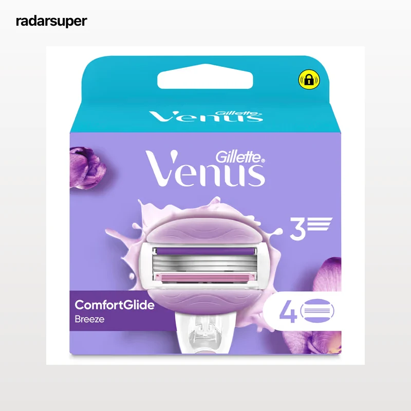 Recambio maquinilla de depilación comfortglide breeze Gillette Venus 4 unidades