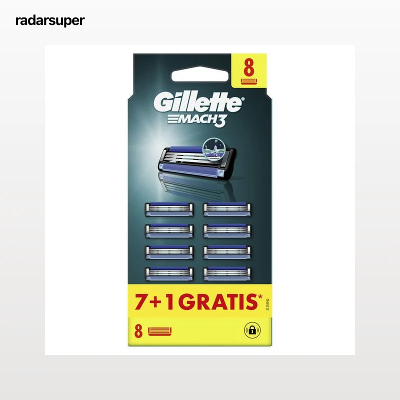 Recambios maquinilla de afeitar Gillette Mach3 Pack Ahorro 7+1
