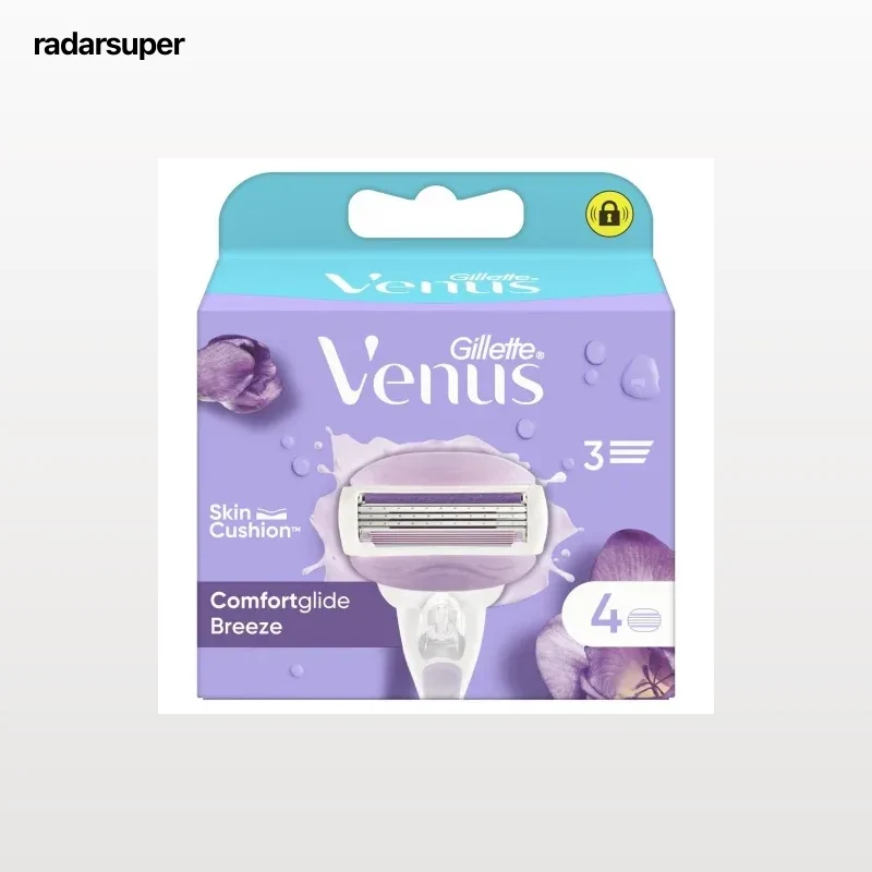 Recambios maquinilla Venus Comfortglide Breeze Gillette 4 ud.