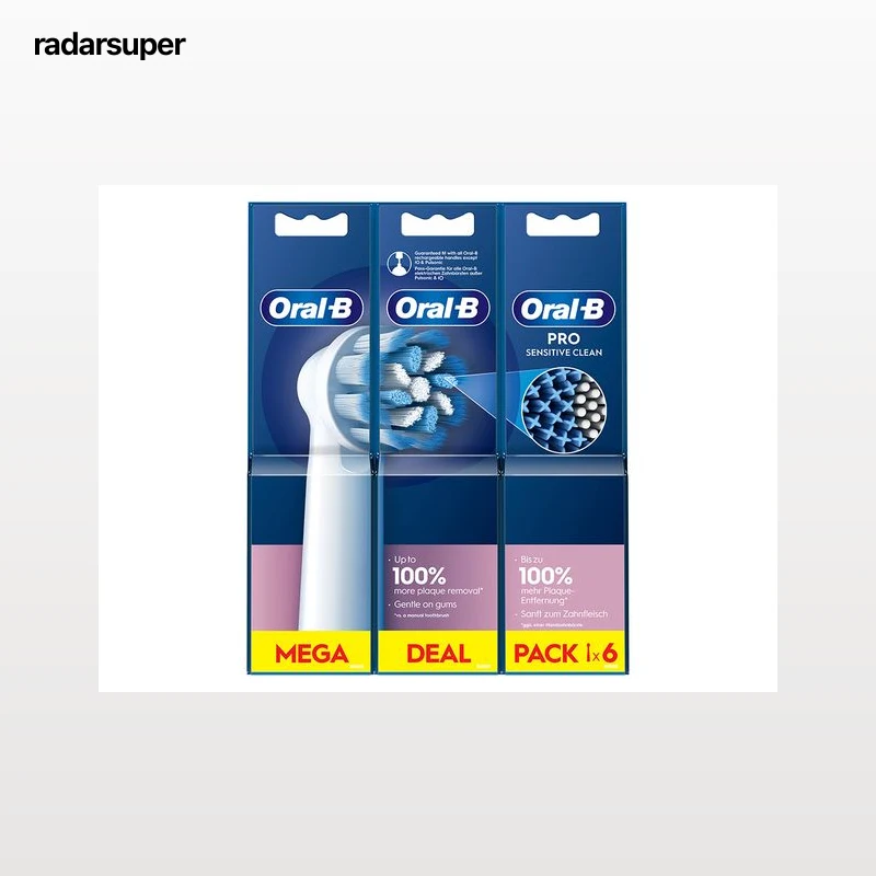 RECARGA ESCOVA ORAL B SENSITIVE PRO 6UN