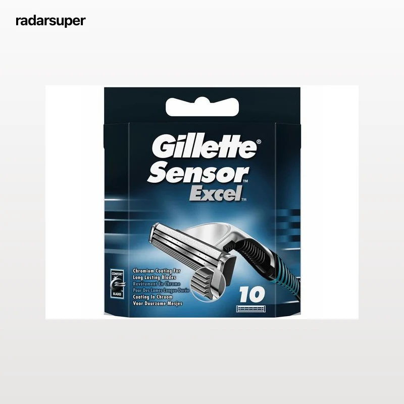 RECARGA LÂMINAS GILLETTE SENSOR EXCEL 10UN