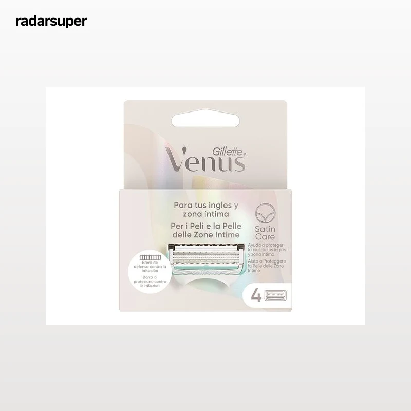 RECARGA LÂMINAS VENUS ZONA ÍNTIMA 4UN