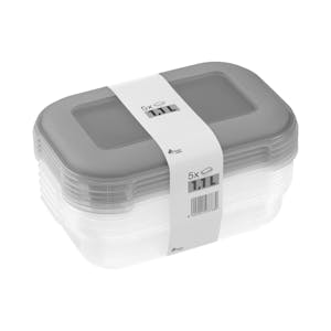 Recipiente de plástico rectangular 1,1L