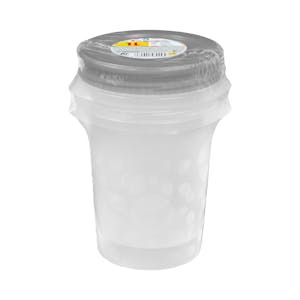 Recipiente de plástico redondo 1L