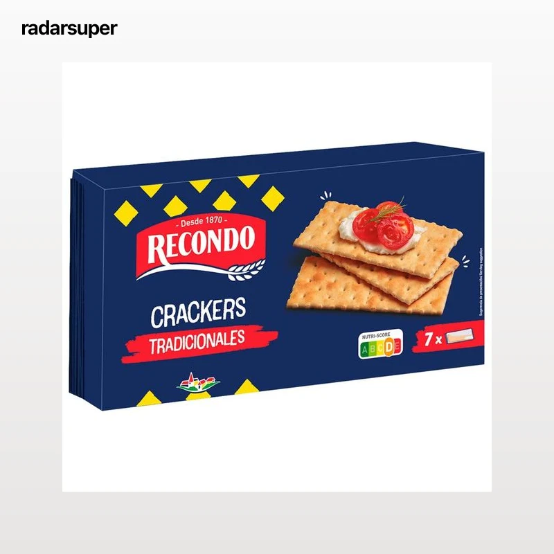 RECONDO Crackers naturales 250 g.