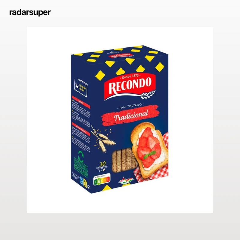 RECONDO Tradicional  Pan tostado tradicional, 30 uds   270 g.