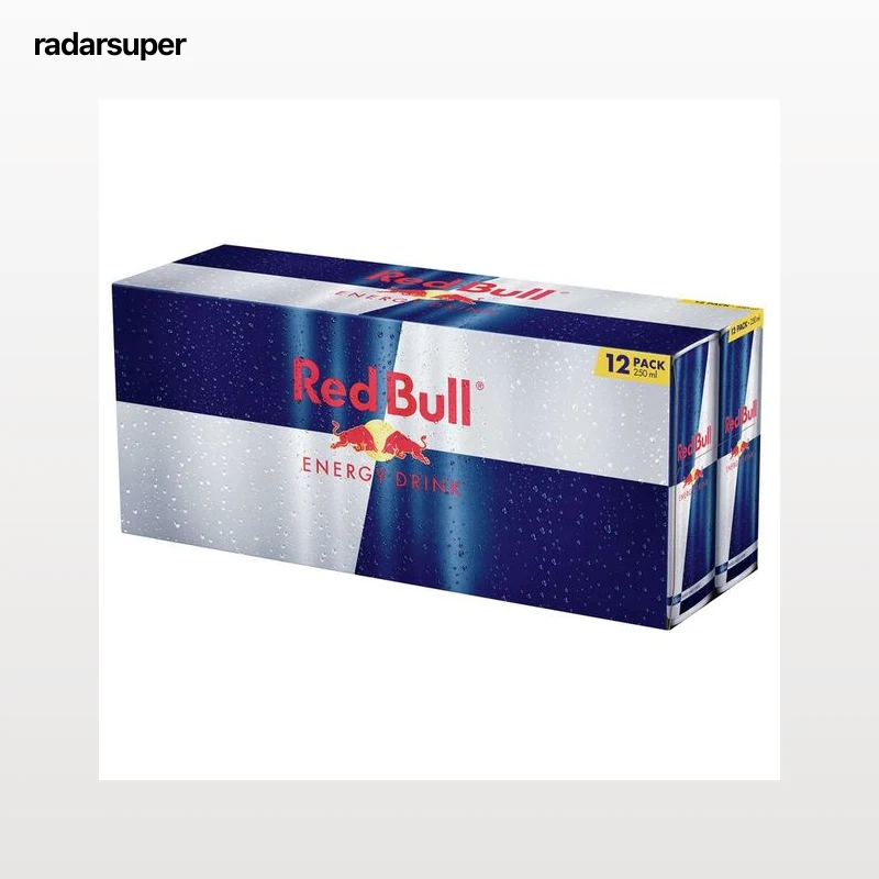 RED BULL Bebida energética pack de 12 x 250 ml.