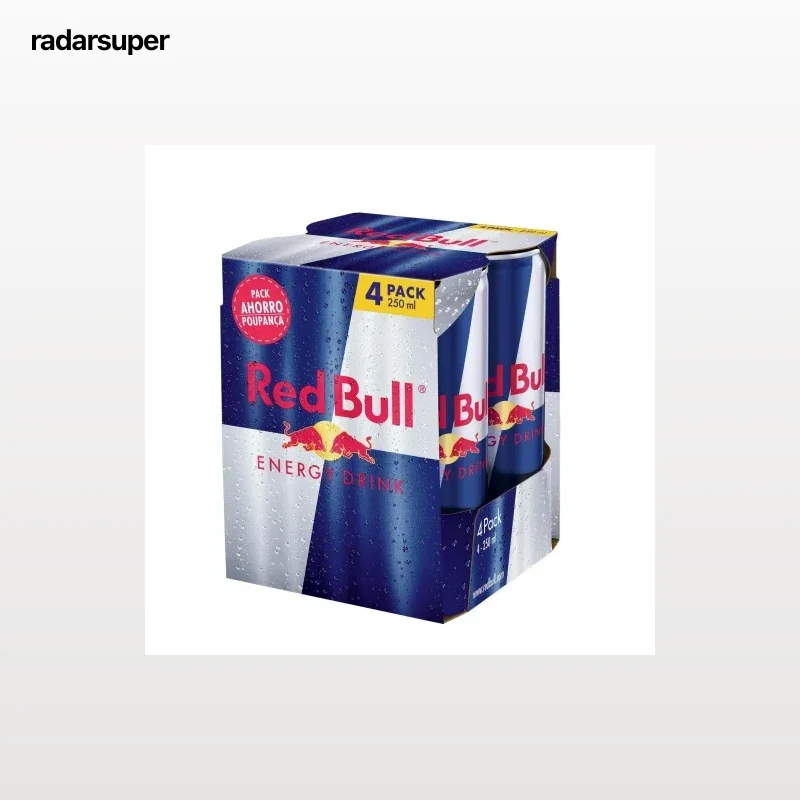 Red Bull Bebida Energética pack 4 latas 25 cl