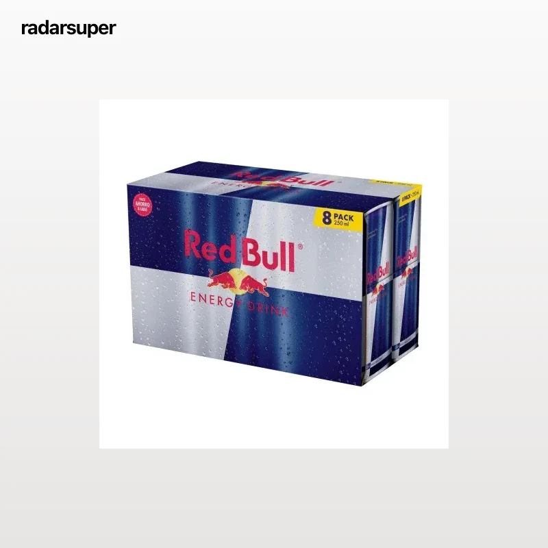 Red Bull Bebida Energética pack 8 latas 25 cl