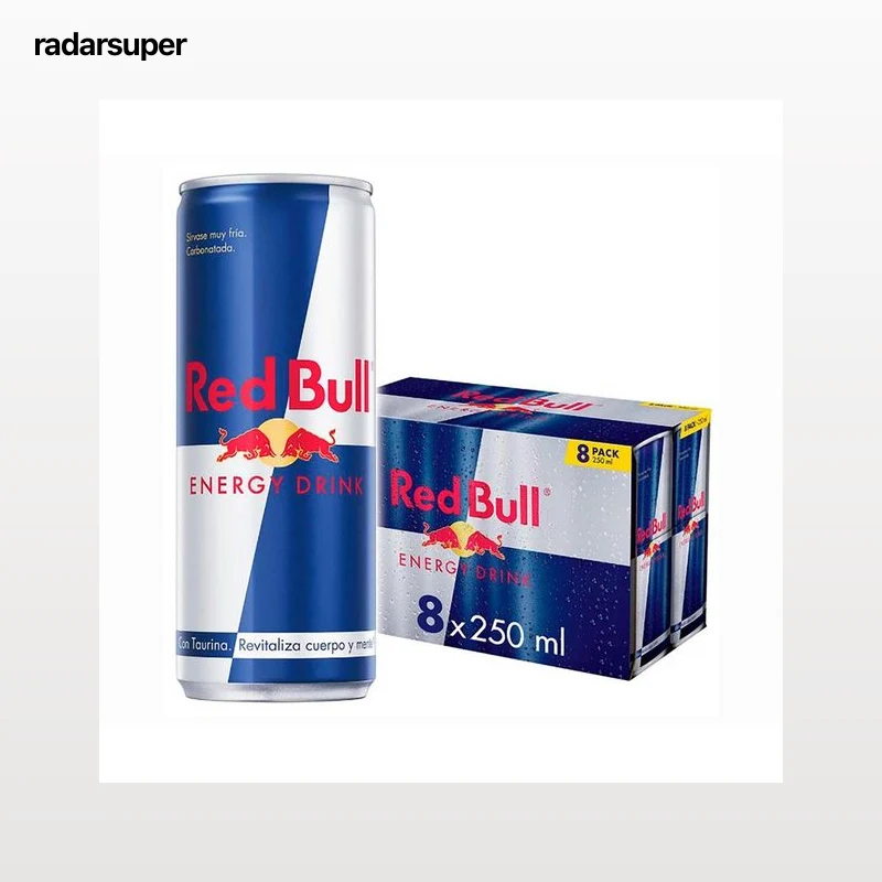 RED BULL  Bebida energética pack 8 uds. x 250 ml.