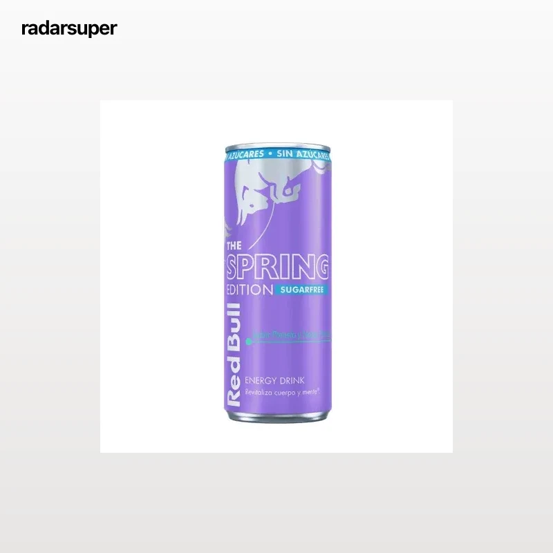 Red Bull Bebida Energética Spring sabor pomelo y notas florales sin azucar lata 25 cl.