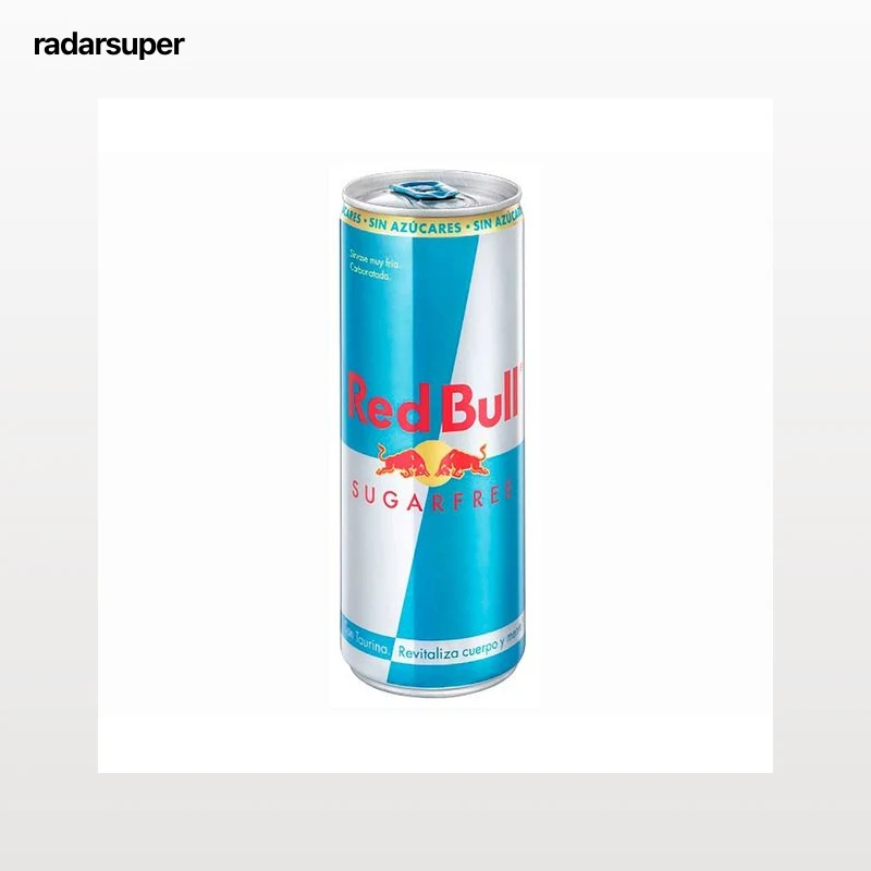 RED BULL SUGAR FREE Bebida energética sin azúcar  lata 250 ml.