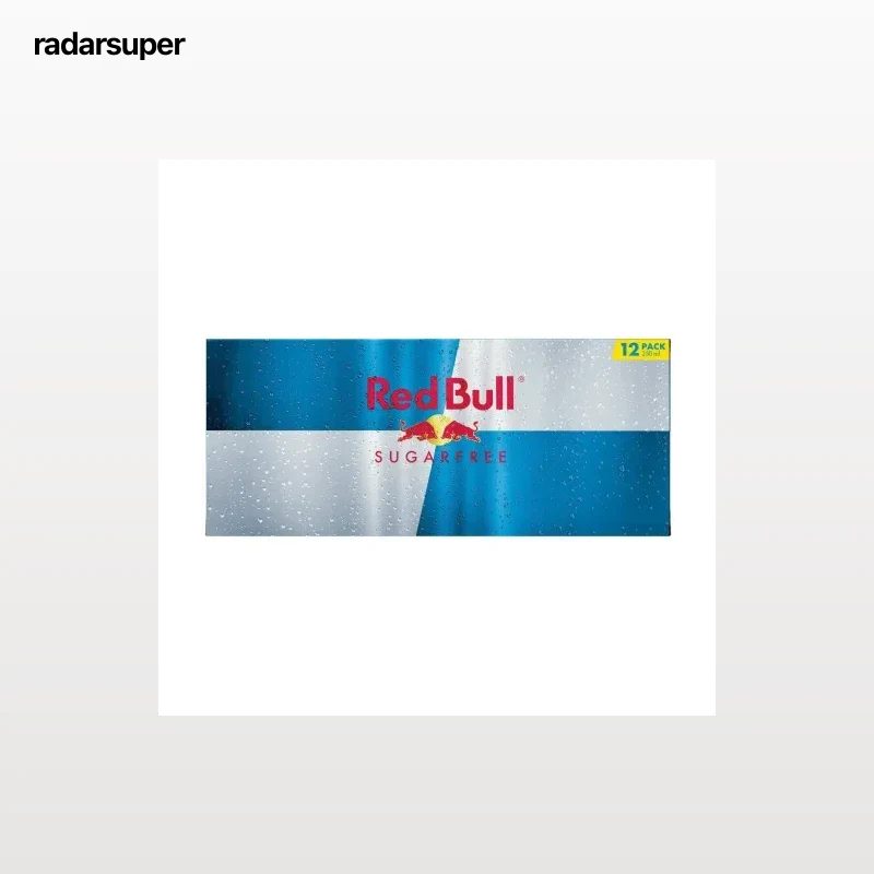 Red Bull Sugarfree Bebida Energética pack 12 latas 25 cl.