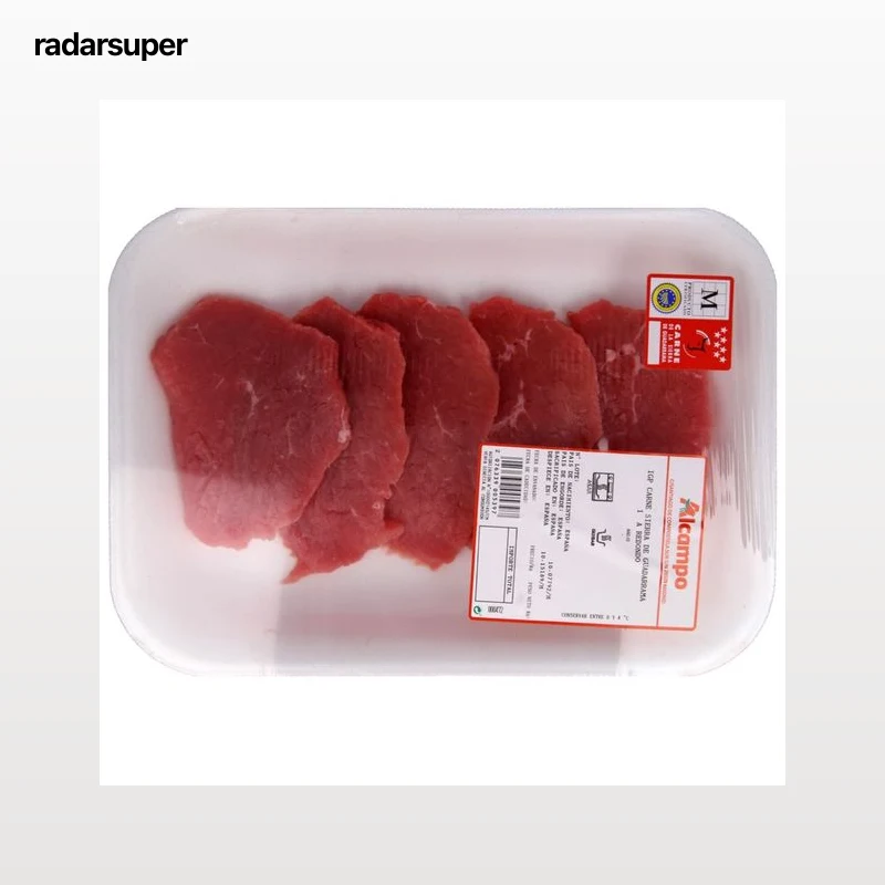 Redondo fileteado de 1 A de vacuno IGP carne de la Sierra de Guadarrama, especial asados o guisos