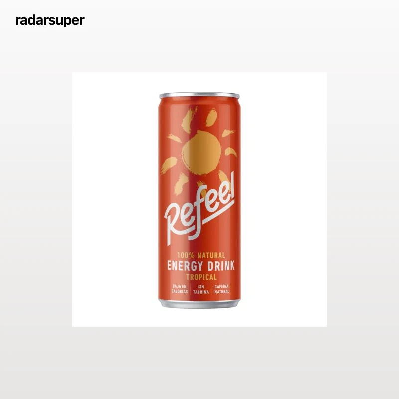 Refeel Bebida Energetica tropical lata 33 cl.
