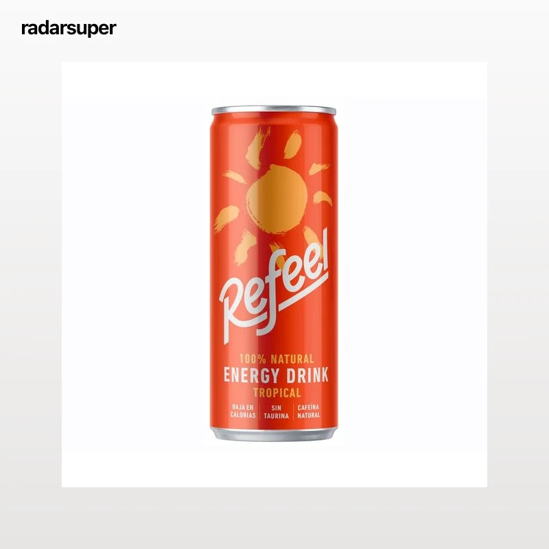 REFEEL TROPICAL Bebida energética 330 ml.