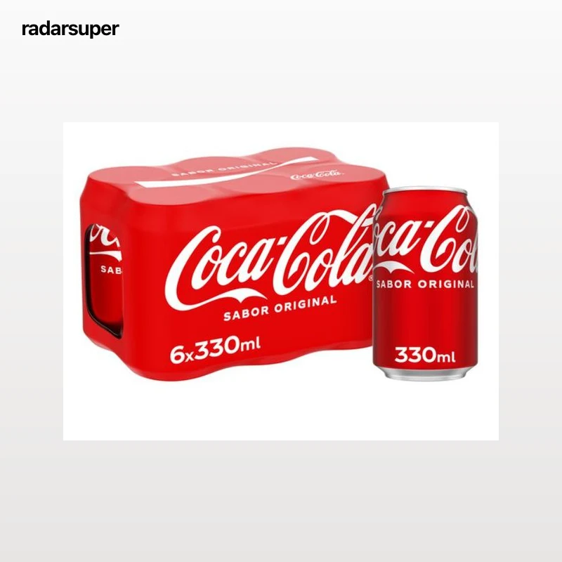 Refresco Coca-Cola Sabor Original 33cl pack lata P6
