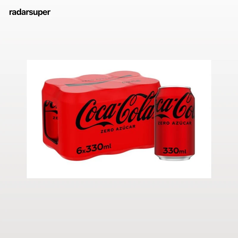Refresco Coca-Cola Zero Azúcar 33cl Pack lata 6