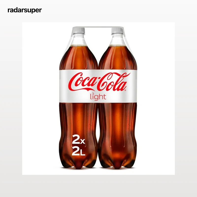 Refresco cola Coca-Cola botella 2l pack 2 light