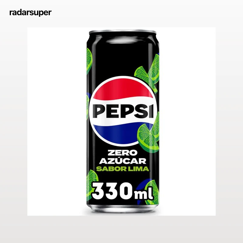 Refresco cola Pepsi zero lata 33cl lima