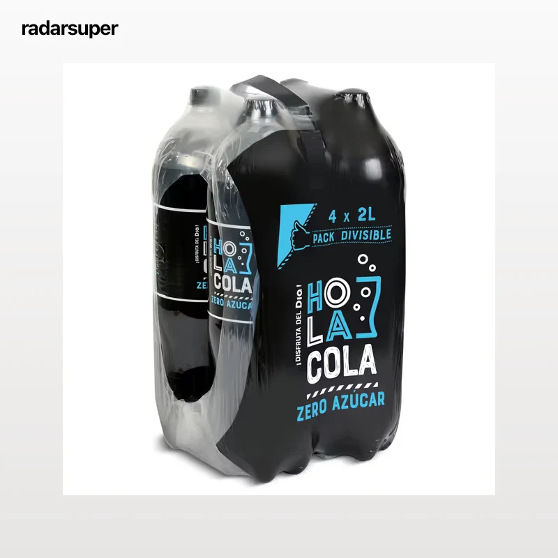 Refresco de cola zero Dia Hola Cola pack 4 x 2 L