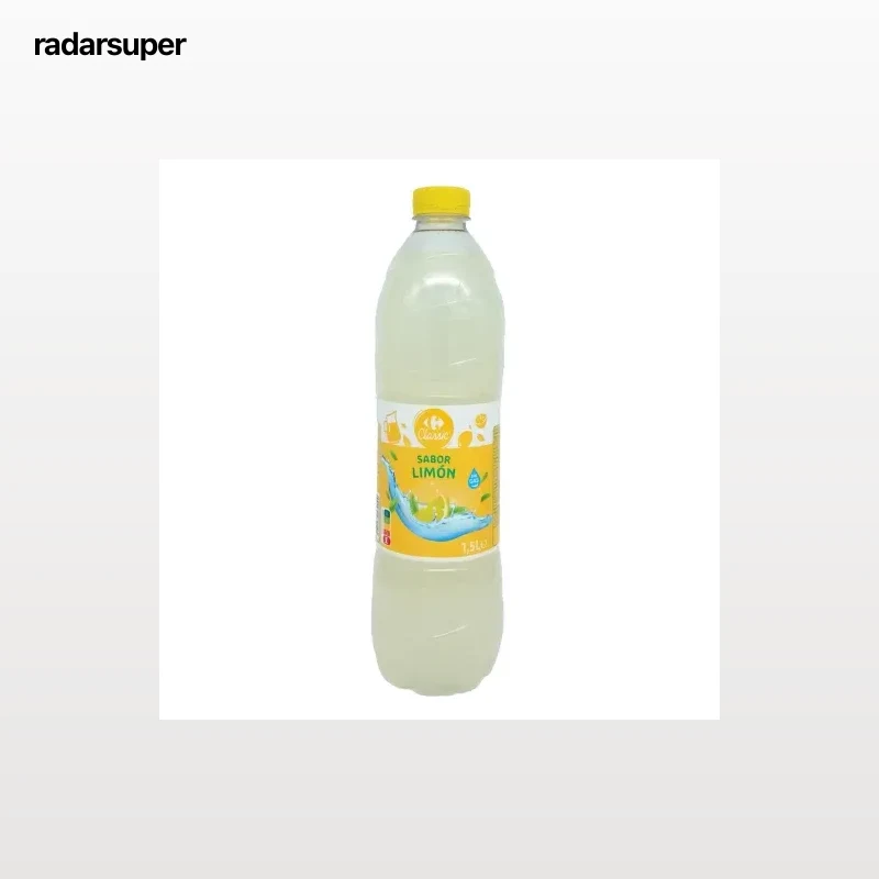 Refresco de limón Carrefour sin gas botella 1,5 l.
