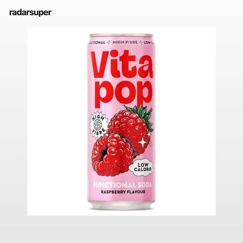 Refresco de frambuesa Vitapop 330 ml