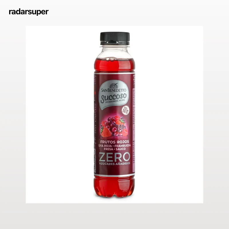 Refresco de frutos rojos zero sin gas San Benedetto 400 ml